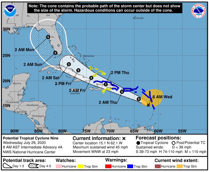 GovRonDeSantis's tweet photo. We are closely monitoring a tropical system with @FLSERT. Forecasts are predicting heavy rainfall and strong winds will impact Florida beginning Saturday through early next week. Floridians should prepare now by having at least 7 days of disaster supplies. https://t.co/vGE6kBg9x5