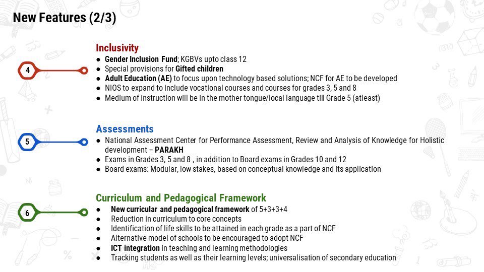 achyuta_samanta's tweet image. A watershed moment as  #NewEducationPolicy 2020 brings transformational changes in School &amp;amp; Higher Education
Appreciate Early childhood preparation, holistic development, Inclusivity,  better assessments, multidisciplinary approach, focus on R &amp;amp; D, Teacher Education @HRDMinistry