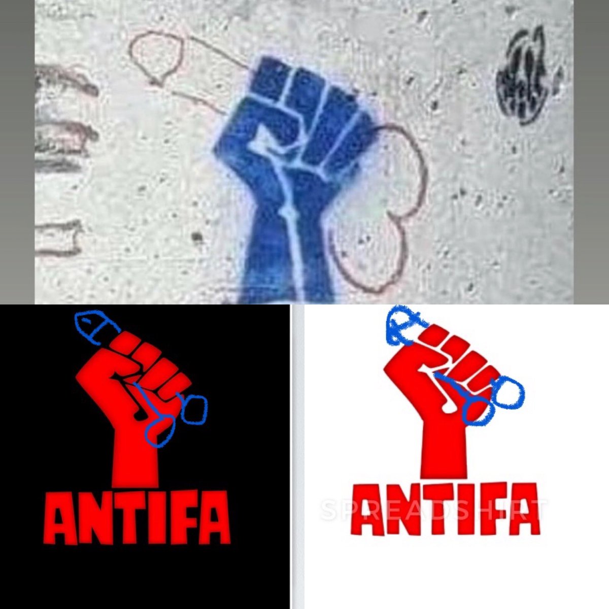 FIX THEM FOR FREEDOM....
No matter where you go always carry a sharpie with you. Only you can stop this. #antifasucks #antifaareterrorists