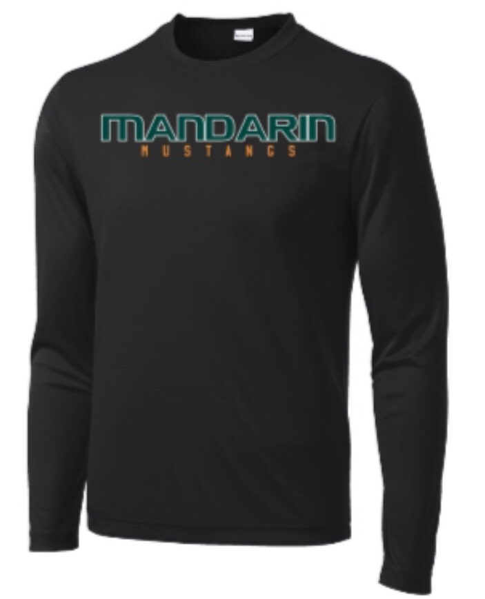 Gear up for the school year with a Custom MHS Dri-Fit Long Sleeve at MandarinMustangs.com Orientation Store!