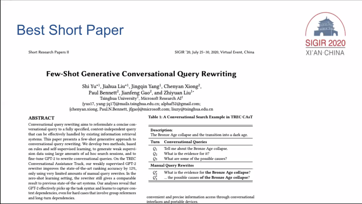 TREC Conversational Assistance Track tweet media