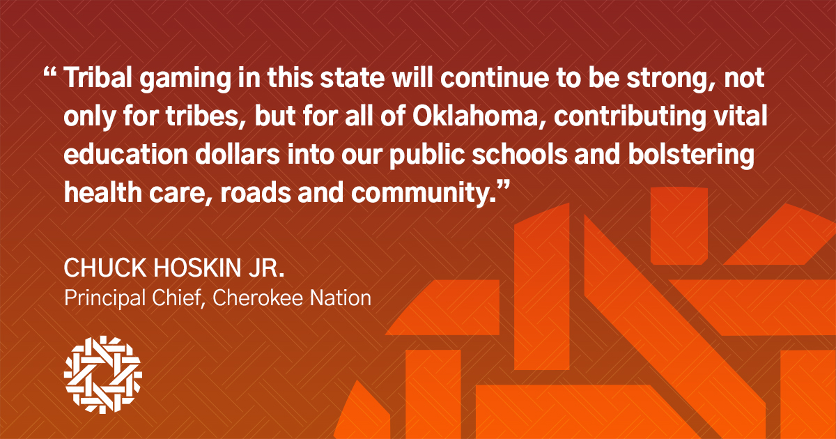 Chuck Hoskin Jr., principal chief of <a href="/CherokeeNation/">Cherokee Nation</a>, talks about the future of tribal gaming following the federal judge ruling on automatic renewal of the compacts.