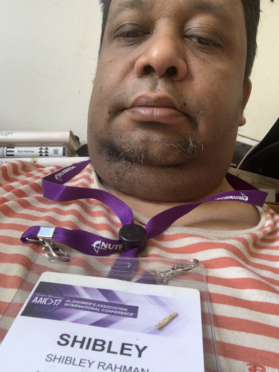 dr_shibley's tweet photo. Am wearing my #AAIC2017 badge for the full cinematic #AAIC2020 experience 😜 https://t.co/7MNGcH1S85
