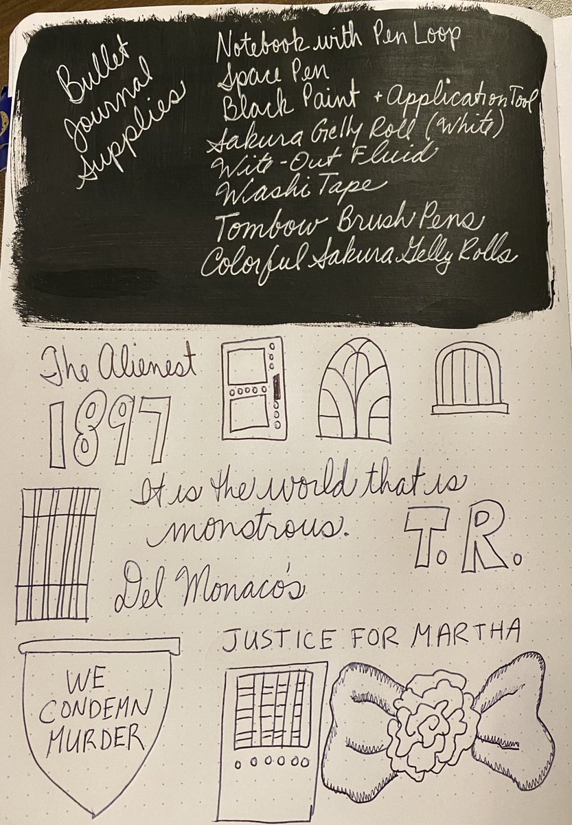 MstarElizabethC's tweet photo. I am working on covering up mistakes and moving along, and sketchnoting to prevent myself from doomscrolling. I misspelled Delmonico’s, outing myself as someone who hasn’t been to NYC enough. #sketchnotes #bulletjournal https://t.co/fcemb1QMbk