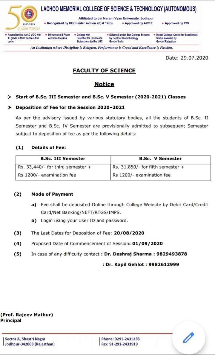 MalviyaKp's tweet photo. Due to the global corona epidemic, some voracious educational institutions are preparing to charge huge fees from students.When any resources of the college are not being used by the students.
#NoclassesNofees
#NoexamNofees
@PMOIndia
@RajCMO
@GovindDotasra
@lachoocollege https://t.co/xE44Nhvdmq