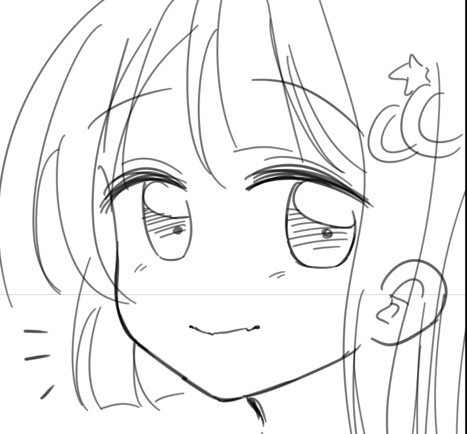 落書きなんですけど アニメかすみんの八重歯ともwとも言えないこの口かわいいよね はるへいの漫画