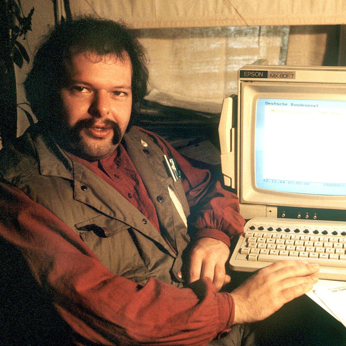 Today In Infosec على X: "2001: Wau Holland, founder of the ...