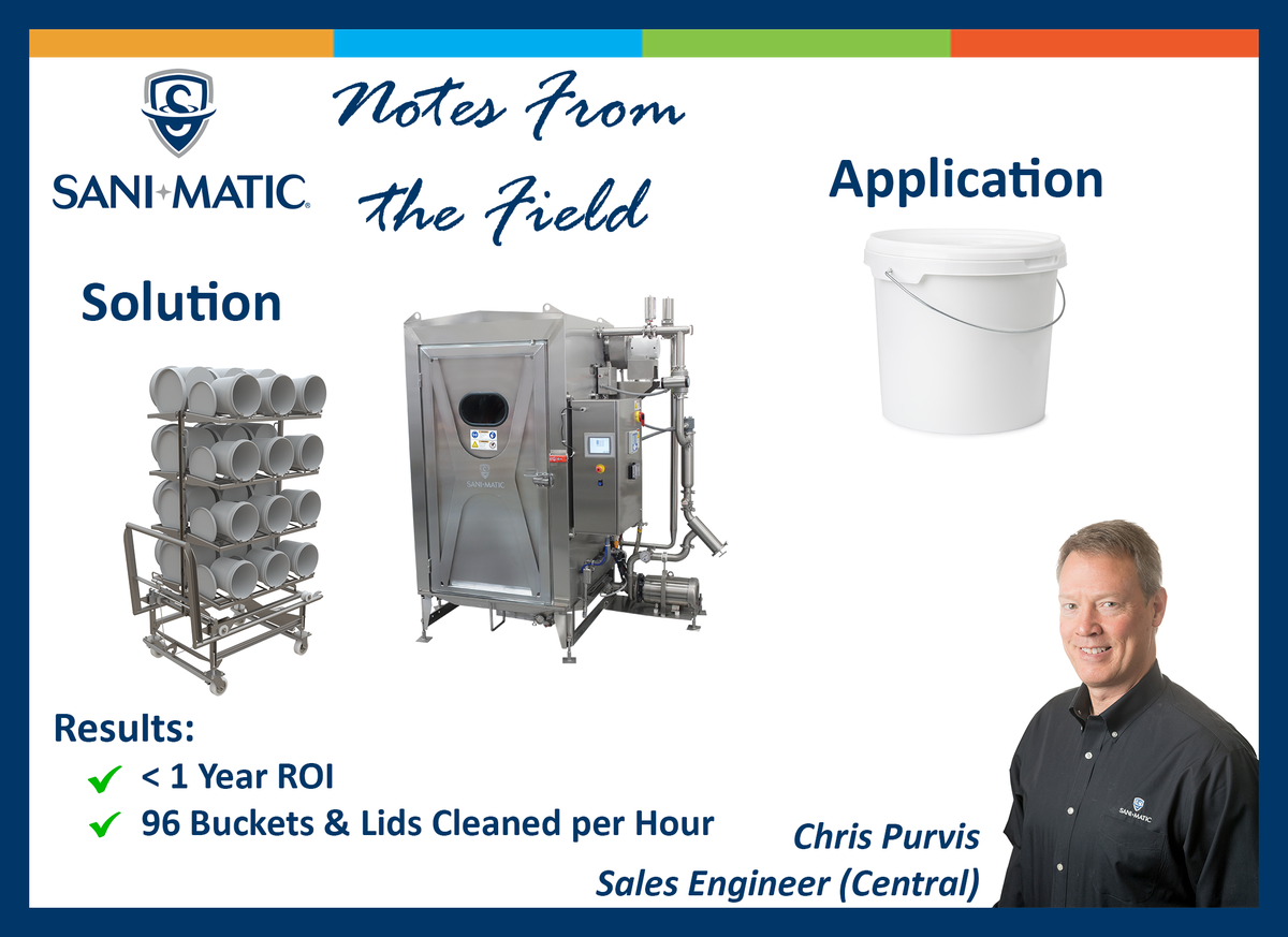 Have buckets?  Need them cleaned?  We have your answer.