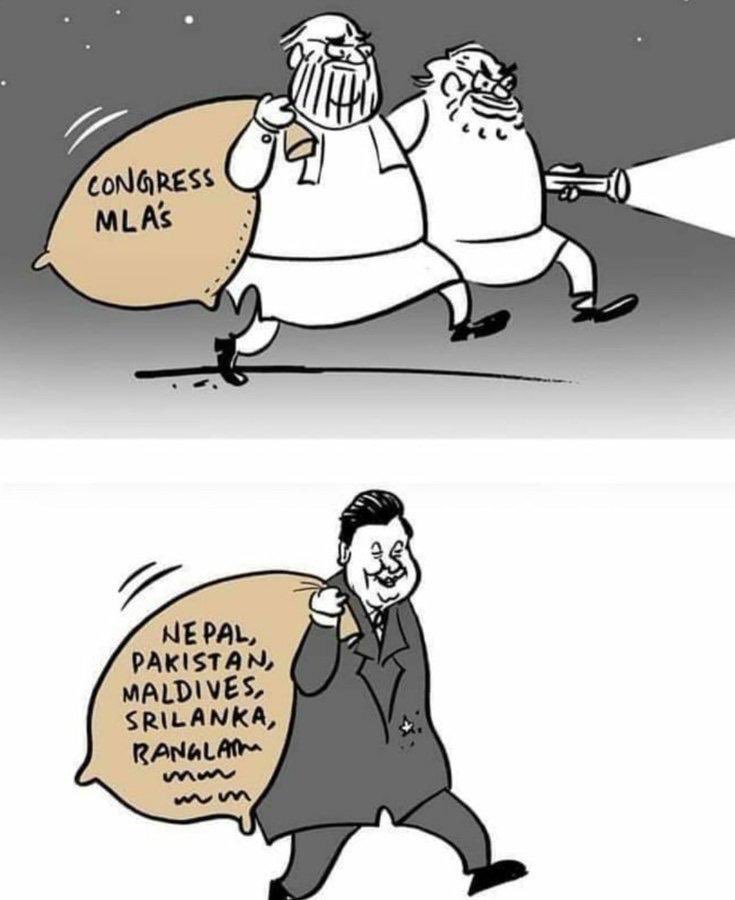 GRBala8's tweet photo. மத்திய அரசுக்கு கவனமெல்லாம் மாநில அரசை கவிழ்ப்பது தானே தவிர ஏழை எளிய மக்களின் வாழ்வாதாரத்தை பற்றிய சிந்தனையோ நாட்டின் வளர்ச்சியை பற்றியோ இல்லை.சீனா  இந்தியாவை வளைப்பதை பற்றி சிந்திக்கிற போது இவர்கள் இந்தியர்களை ஒழிப்பதற்கு  சிந்திக்கிறார்கள்
#BJPFailsIndia 
@ptrmadurai @s_palani https://t.co/Jsy31vYmtY