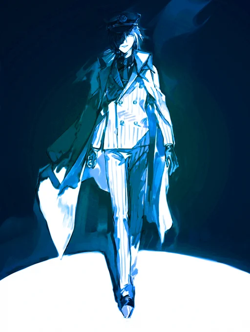 #絵を彩度100にすると超派手 
