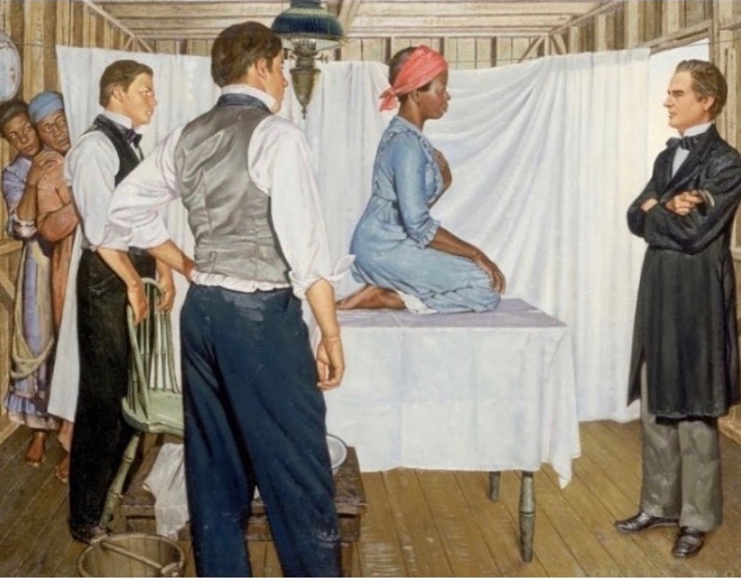 As in OB GYN we have learned about James Marion Sims as the “Father of modern Gynecology.”⁣⁣Tho who teaches about the mothers of gynecology? ⁣You know, the enslaved women he practiced on for hours WITHOUT anesthesia?⁣Who taught us about Lucy, and Anarcha and Betsey?⁣