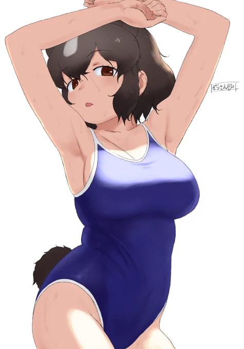 #ヒグマさんにスク水を着せろ
#けものフレンズ
ヒグマさんにもスク水を着せたかったので❣️ 