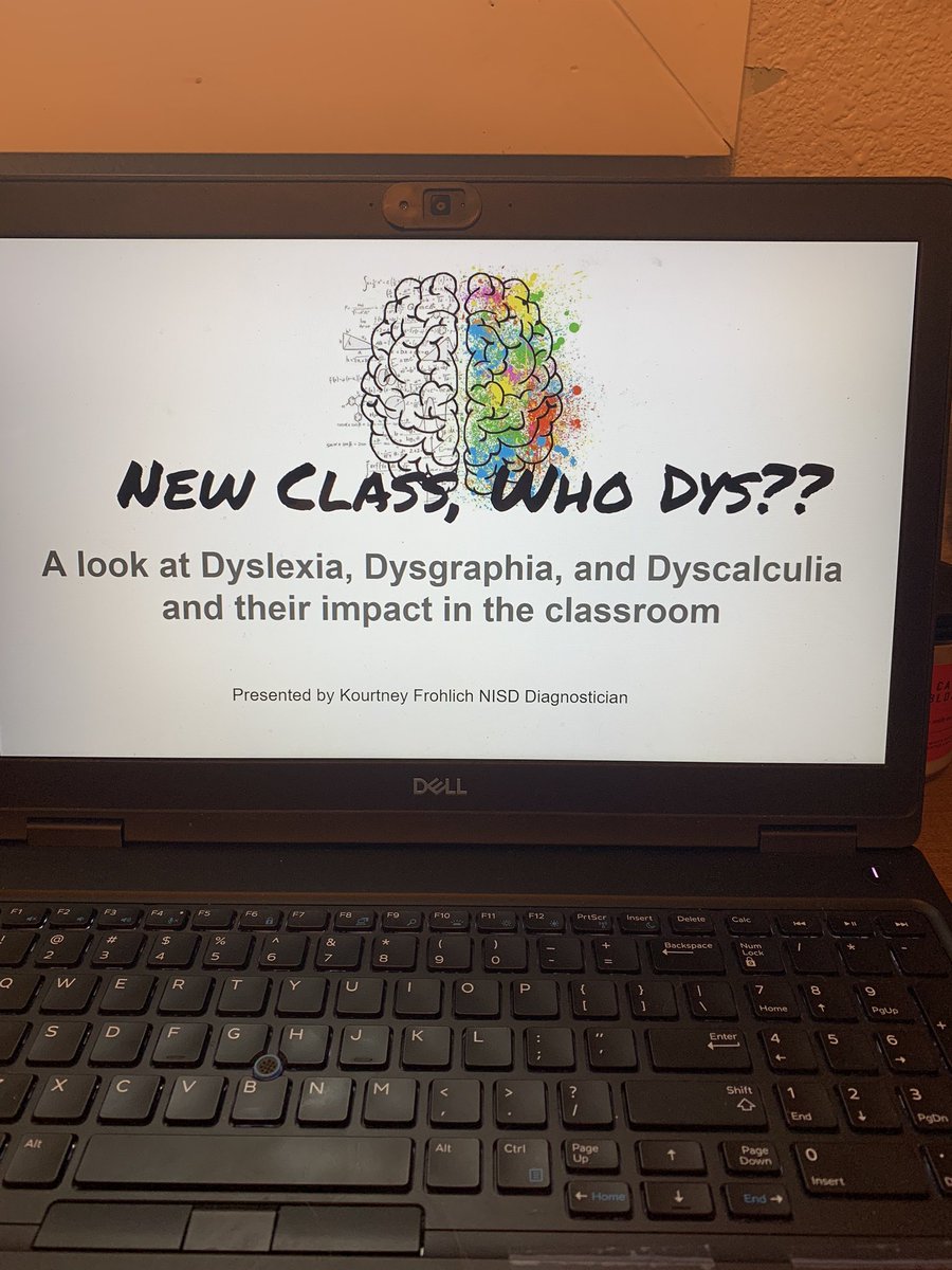 New class, who dys? #EngageNISD #Dyslexia #alwayslearning