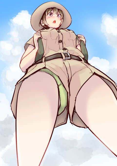 8月2日のおパンツの日!
隙パン=短パンなどの隙間からのチラリズム
その
隙間の中を探検したい 