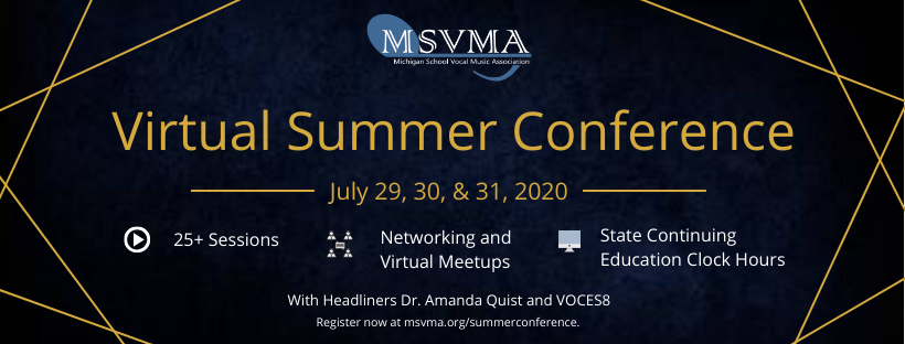 We have kicked off our first Virtual Summer Conference! If you have not registered yet, there is still time to join the fun. All of our sessions are recorded and available for you to watch at any time. You can register at msvma.org/event-3856885.