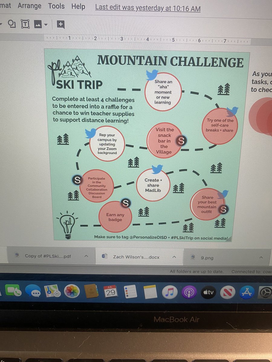 Submitting your #mountainchallenge is a great way to start off the last day of #PLSkiTrip! @IDEA_at_Fannin @PersonalizeDISD