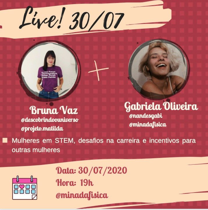 projetomatilda's tweet photo. Ei pessoal. 
Vim falar que amanhã tem live no https://t.co/7AtGQMbsM4 com a Bruna Vaz e a Gabi Oliveira, as 19h. https://t.co/zPEi9BLZip