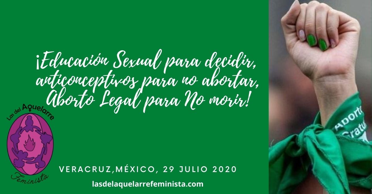 anagonmx's tweet photo. Quiero vivir en un #México donde ninguna #mujer sea discriminada, violentada y penalizada por decidir. ¡Avancemos @SCJN! Les comparto esta presentación de @LxsDelAquelarre que me pasó por WhatsApp Cecilia Vadillo. https://t.co/JQvxmVGIpR