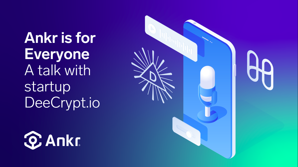 ankr's tweet photo. We usually talk about large names in the space, but what’s the @ankr experience like for everyday users?

@Deecrypt1 is a startup by a group of programmers aiming to support decentralization

They started by running a Harmony $ONE Validator on Ankr

https://t.co/Wd0JDu1axc

$ANKR https://t.co/tG4bsRjWRh