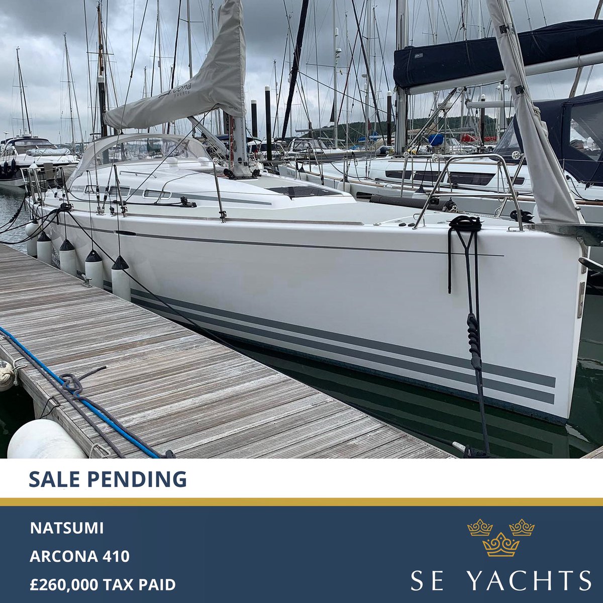 This stunning Arcona 410 is now under offer, sale pending. Snapped up within 12hrs of being listed with us. Please contact us for similar new listings.
#arconayachts #seyachtsbrokerage #performancecruiser #arcona410 #brokerage #yachtsales #salepending #letsgosailing