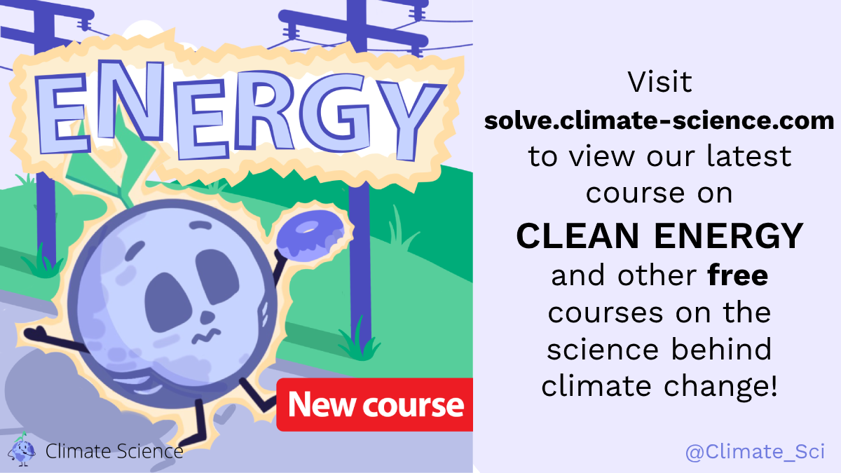 “Clean Energy” course launched on our website! Check it out to learn about the transition to sustainable energy.

#energy #renewables