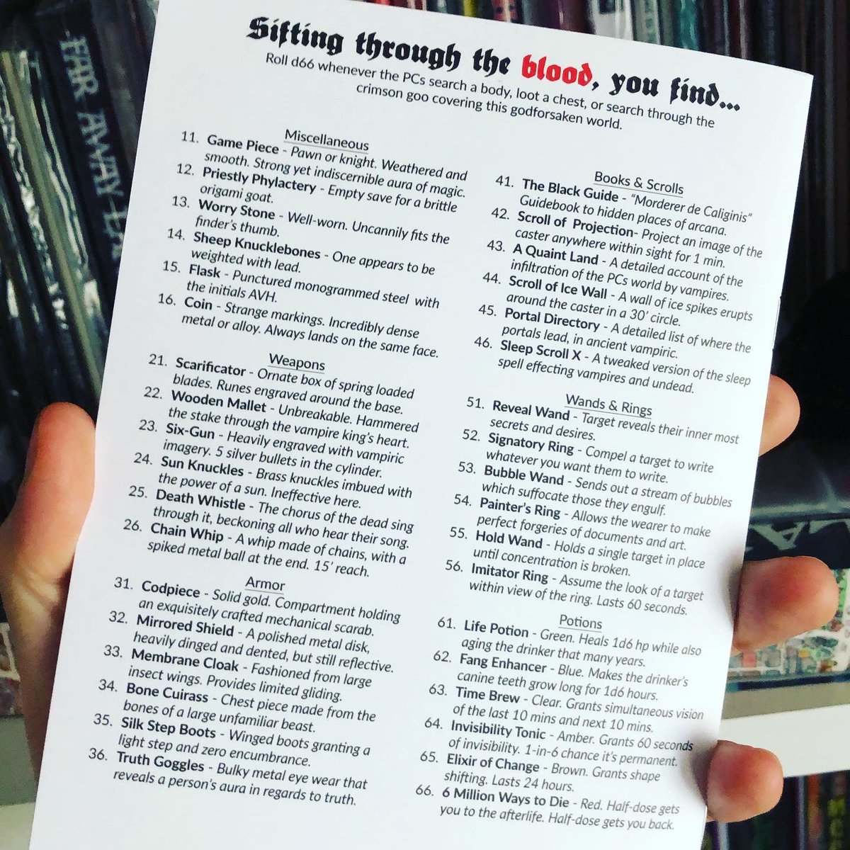 diogo_oldskull's tweet photo. #SinisterRed #TTRPG #Setting #Zine Kickstarterted during this year’s #Zinequest! It’s a system neutral #Vampire planet flooded with blood and filled with sinister things! Very cool and atmospheric! With beautiful art too! https://t.co/WFgalE6V9q