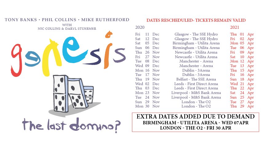 genesis_band's tweet photo. https://t.co/PwtNfBhTOE

#LastDomino https://t.co/UWuof9w65d