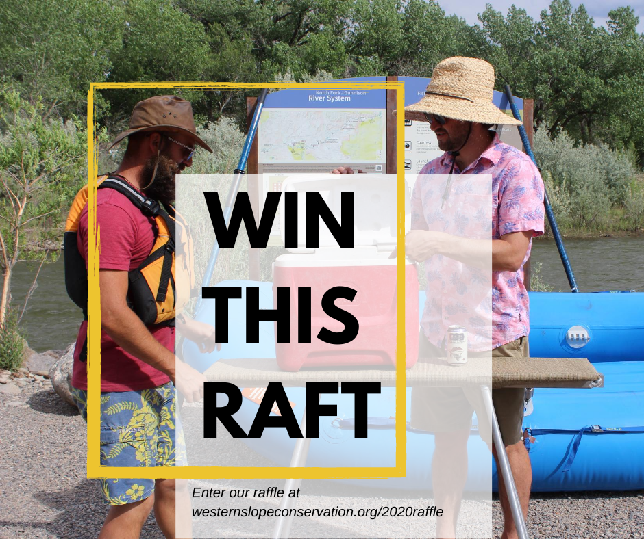 WestSlopeCenter's tweet photo. Don't forget to purchase raffle tickets for our Hyside Mini Max 10.5 raft complete with Welfelt Frame, Cataract Oars, and more! Visit our website at https://t.co/7Hyb2RxAZd for more details or to buy a chance to win now. https://t.co/eIOU7vVUbv