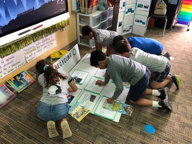 OCPSGreen's tweet photo. @arborridgek8 enhanced curriculum by integrating sustainability in all subject areas. Starting with a @Fdn4OCPS $500 grant to buy 60+ books on green topics resulted in a STEAM Night/Green Expo to share everything learned from the books! THIS IS WHAT A GREEN SCHOOL LOOKS LIKE! https://t.co/GlyPcLNlQO