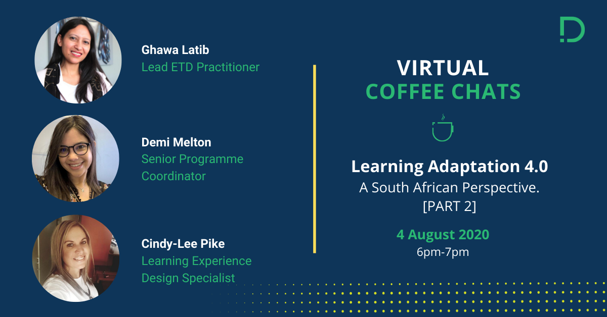 OmniHRC's tweet image. Part 2 of Learning Adaptation 4.0. will be hosted next week Tuesday.
For more information and to secure your spot, visit our website on: bit.ly/Coffeechat-3
#CoffeeChats #DevelopmentStack #Virtual #Leadership #PurposeDrivenDevelopment #FutureWorldOfWork #eLearning