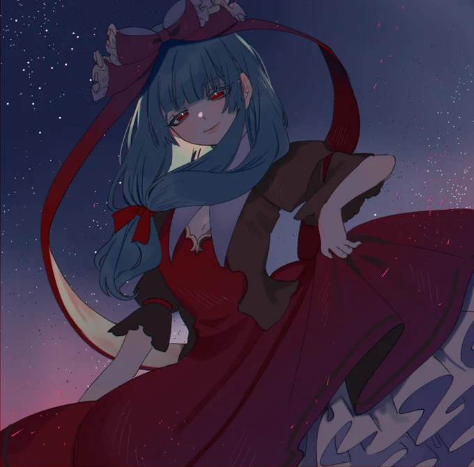 厄神
#深夜の真剣お絵描き60分一本勝負 