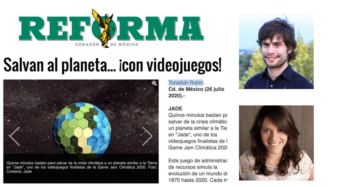 NortheasternAI's tweet photo. Nuestra investigación salió en el Reforma!
🔶En la UNAM+@interovr estamos creamos video juegos de Realidad Aumentada para educar a las personas sobre el Cambio Climático🎮🌎
🔶 Somo finalistas a nivel Global en el Game Jam Climático!🏆
👉https://t.co/9nP0jnGF1e
#technoLatinas https://t.co/odRE4iy0pR