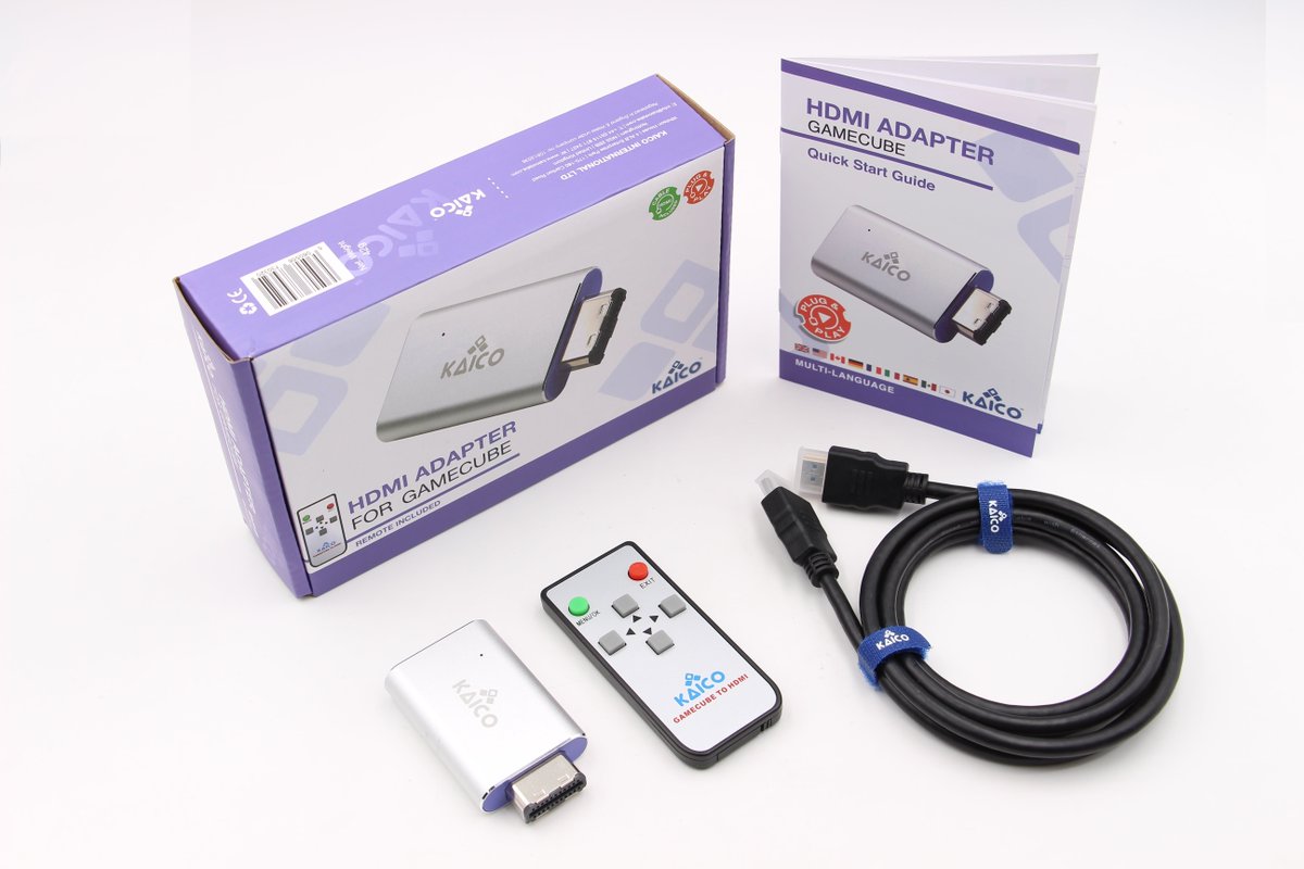 KaicoLabs's tweet photo. Our Kaico Gamecube to HDMI adapter with GCVideo 3.0D is now available on our website!

https://t.co/UBJluV9II1

#Retro #Gaming #RetroGaming #Shop #GamerGuy #GamerGirl #GamersUnite #GCVideo #Nintendo #Gamecube #HDMI #Adaptor #Kaico https://t.co/xj1AMZv1Fz