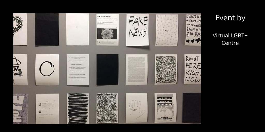 Activist posters pinned onto a wall