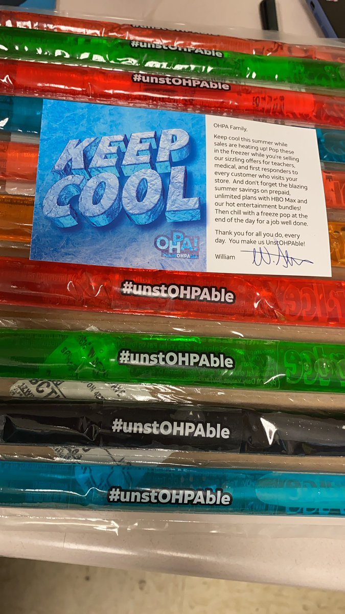Shoutout to the COOLEST VPGM @WilliamGStovall for keeping our teams icy in this July heat! #unstohpable #lifeatatt #attemployee #teamelevate #sohelite @conniedmason @ScottMoneyMcKee @StasZ55 @inju_berry
