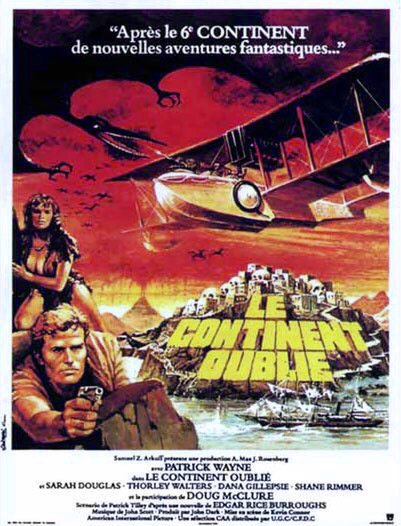 christophecouet's tweet photo. #LeContinentOublié (1977 - #ThePeopleThatTimeForgot) de #KevinConnor...jamais vu...suite du Sixième Continent...peuplades indigènes et monstres préhistoriques de toutes sortes... j’adore ces films « Fantasy » des 70s... sûrement kitsch et désuet, reste un côté artisanal d’époque. https://t.co/0Bjo6kGP5Z