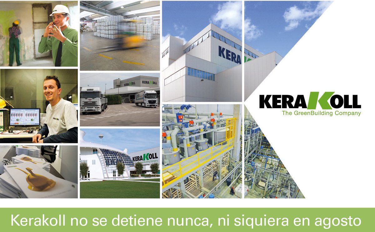 Kerakoll no cierra en agosto, seguimos trabajando y dando servicio a nuestros clientes.

El compromiso con nuestros clientes, nos hace adaptarnos y mejorar la calidad de nuestro servicio.
#ConstruirElFuturo #kerakoll #kerakollgroup