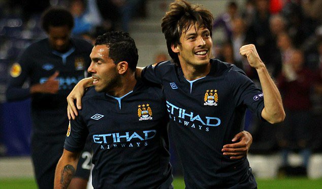 16th September 2010David Silva’s first goal for city comes against RB Salzburg as Manchester City win 2-0