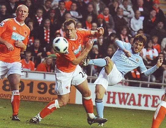 17th October 2010David Silva’s first premier league goal for Manchester City came against Blackpool at Bloomfield Road.