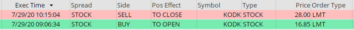 jdrmyers's tweet photo. I made 66.17% ROI this morning is just over an hour on $KODK.  Thanks Jeff Williams @ThePennyPro https://t.co/ZYxfTBLKf2