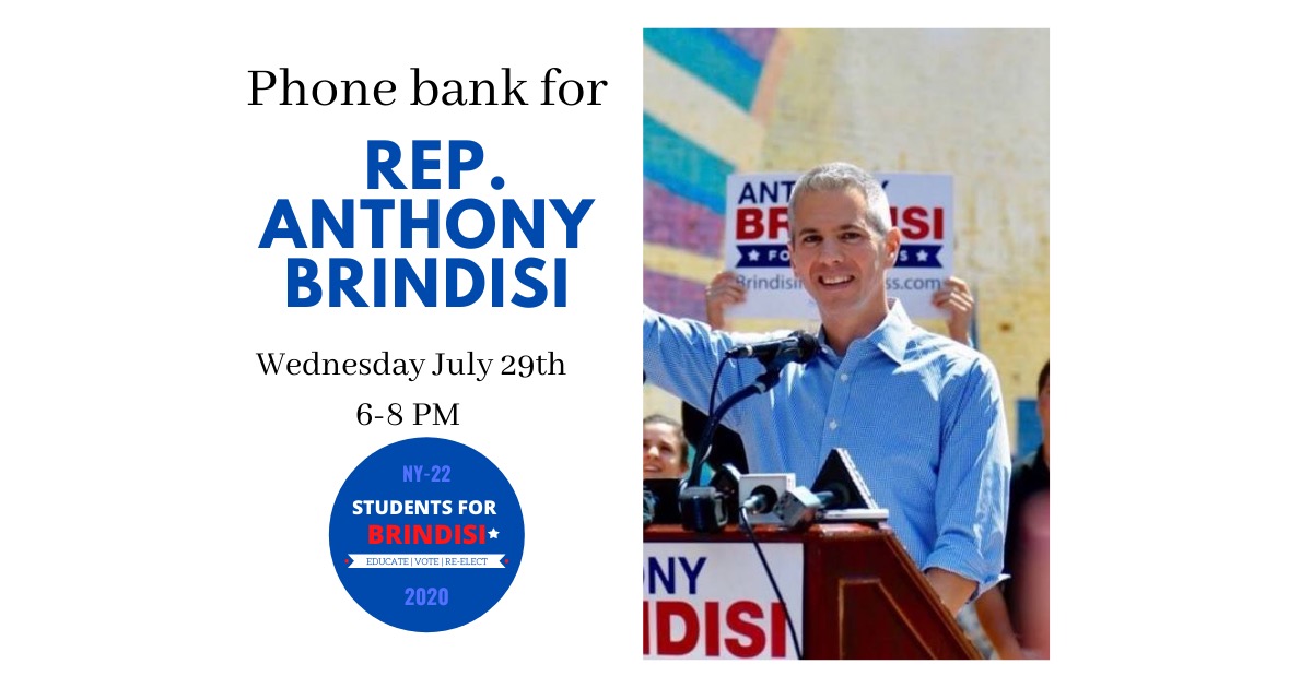 CollegeDemsNY's tweet photo. ☎️☎️ Join CDNY &amp; @studentsforbrindisi to make calls into NY-22 and re-elect Rep. Anthony Brindisi!! Help us reach our goal of 30K calls by Nov 3rd ☎️☎️
Sign up here: https://t.co/qCbJucH7Zb https://t.co/c4QaL672Bp