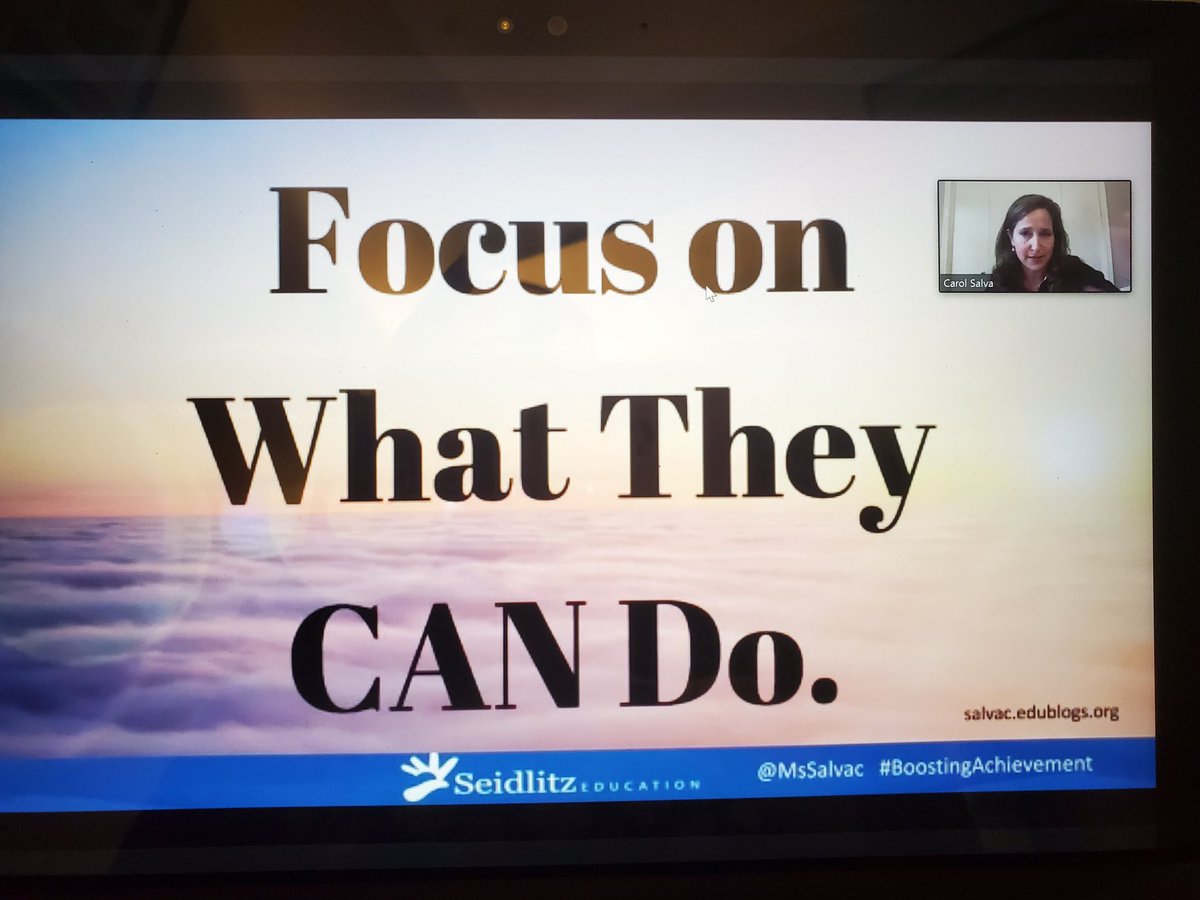 TeachMsRoss's tweet photo. Learning about EL student achievement and engagement from @MsSalvac #BoostingAcheivement #buildkidsup https://t.co/p9ZCRre0Ef