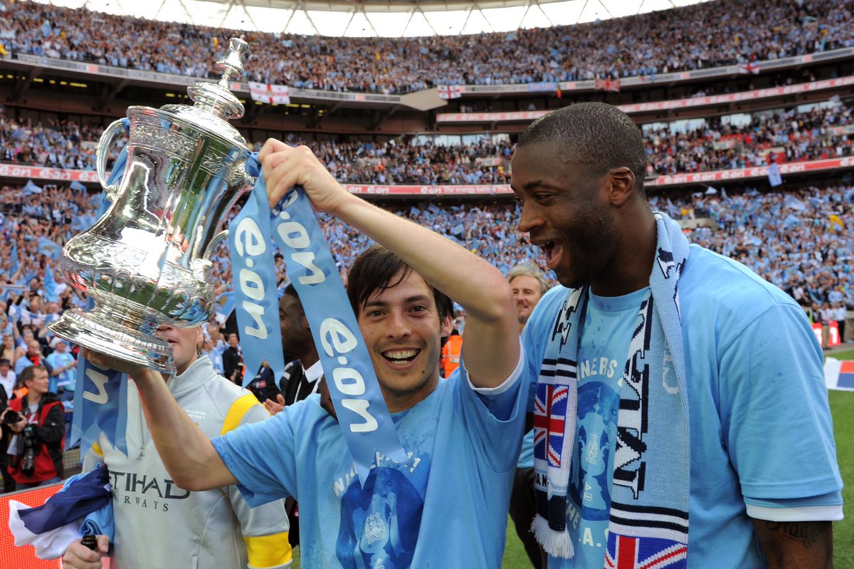 14th May 2011David Silva wins his first trophy at the club - the FA cup after beating United in the semi-final and Stoke in the final at Wembley