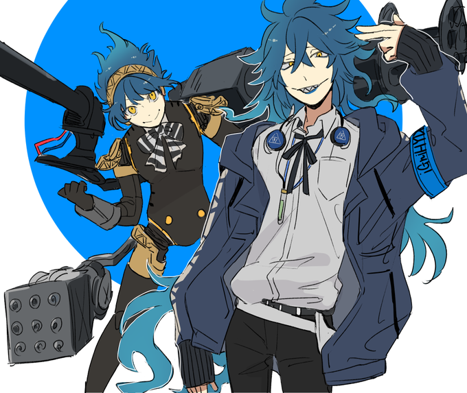 「android blue hair」 illustration images(Latest)｜3pages