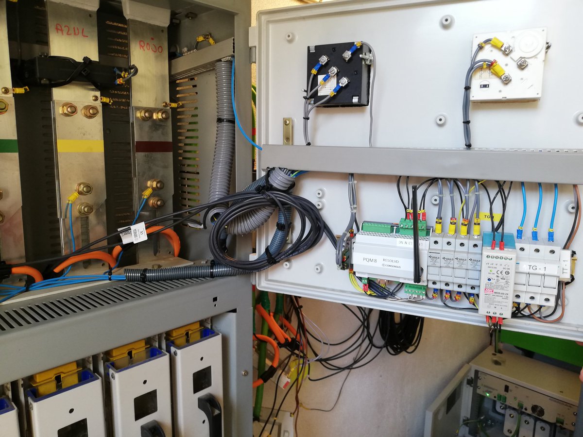 Avui, hem avançat amb la instal.lació dels PQM i PMU de <a href="/ComSensus/">ComSensus</a> pel projecte <a href="/RESOLVD_EU/">RESOLVD H2020 🇪🇺</a>