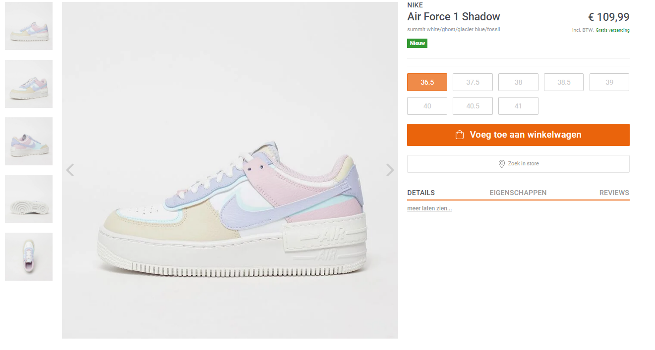 nike air force 1 shadow pastel snipes