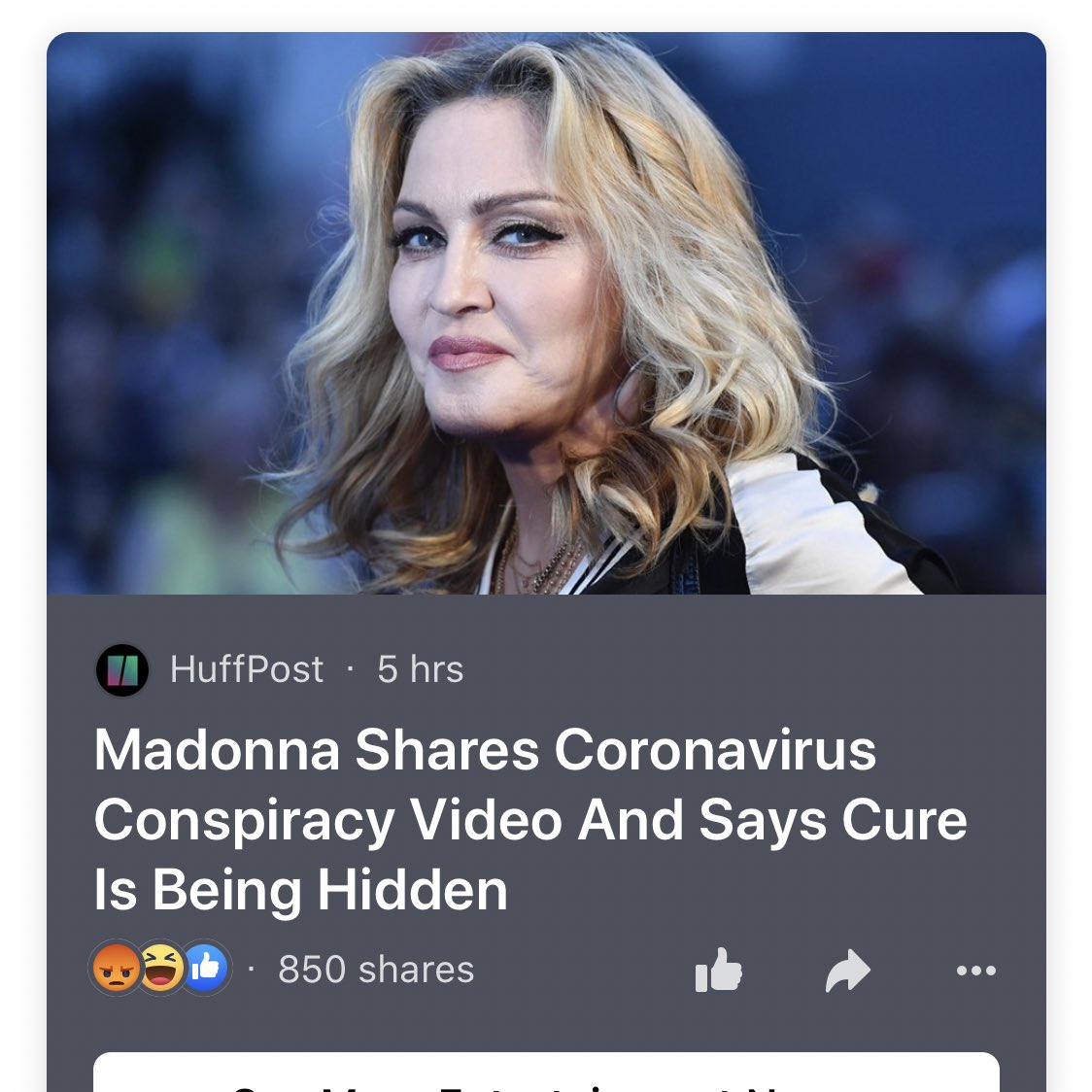 I am not excited to have lived long enough to see the moment Madonna became a Karen
