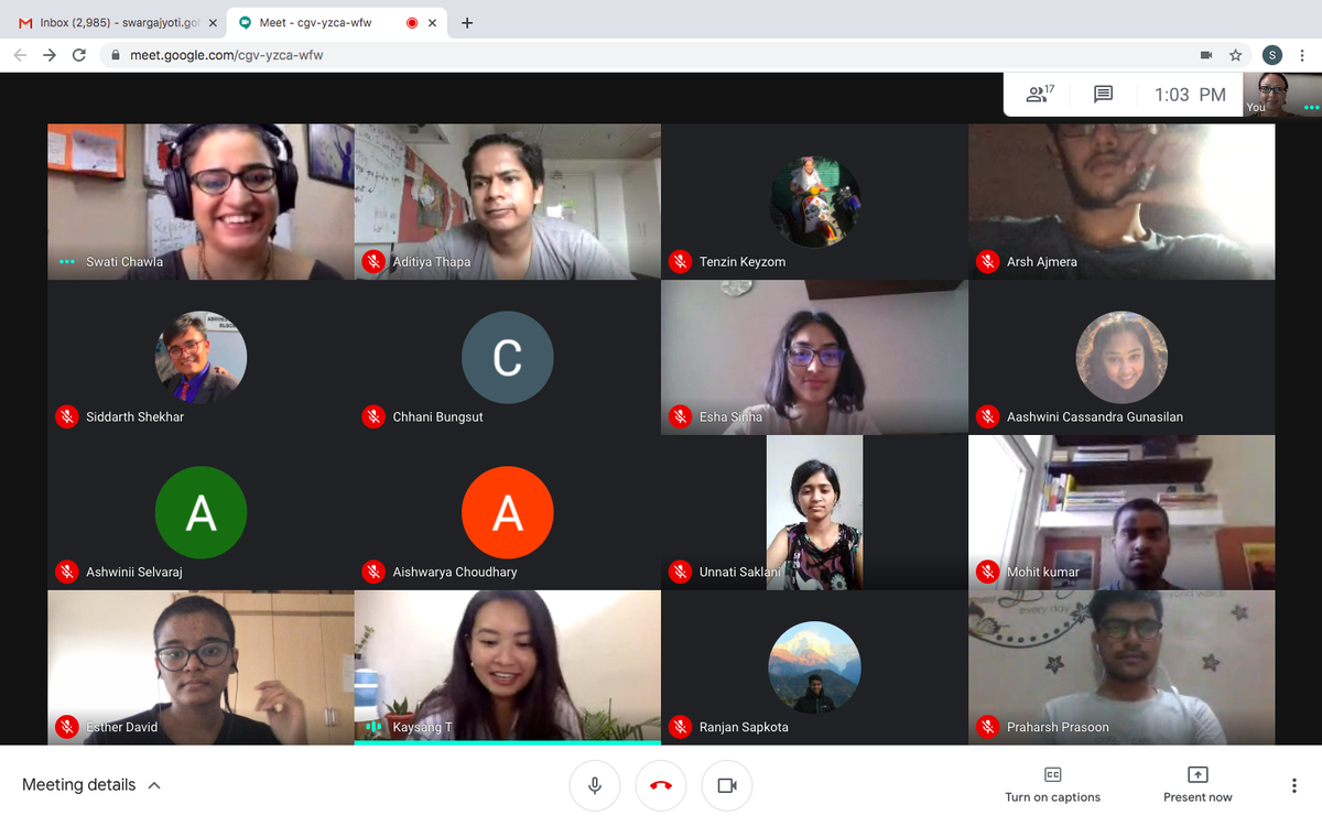 Thread on fourth talk in our Speaker Series:1/ Kaysang, poet+ co-founder of Drokmo, spoke w/ inspiring courage+ candor on being a feminist, an activist, a difficult to box individual, and a female poet in exile.(Follow her work on  @instagram: kay.sang+  http://drokmo.in&nbsp;)  https://twitter.com/ChawlaSwati/status/1287759733273722887