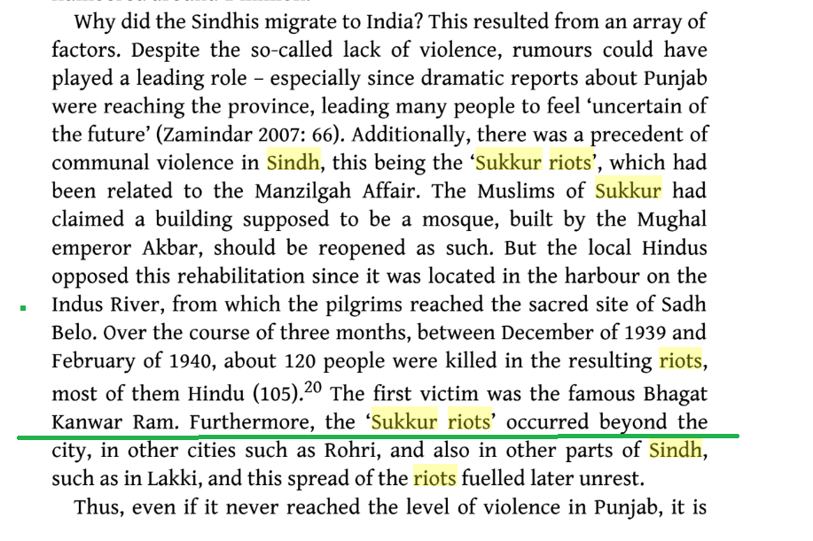 Irfan Habib Hails Sumroo as a great secular icon.However, it was exactly when Sumroo was premier of Sindh that violent anti Hindu Sukkur riots took place.Almost 90% of victims were minority Hindus.This began mass exodus of Sindhi Hindus to regions that would become India