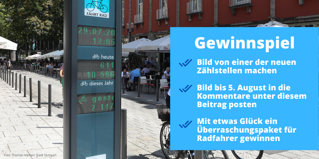 stuttgart_stadt's tweet photo. Die neue #Radzählsäule in der Lautenschlager Straße ist ab sofort in Betrieb! 🚴‍♀️🚴 9⃣ weitere Säulen im gesamten Stadtgebiet #Stuttgart werden bis September folgen. Einige sind schon zu sehen. Findet Ihr sie? 📸Teilnahmebedingungen ▶️ https://t.co/aJKLlkiQN4 https://t.co/unjCYyhFU1